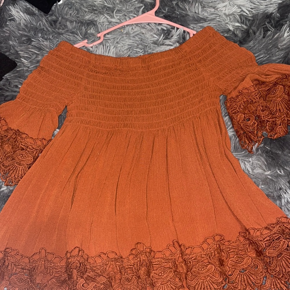Orange shirt